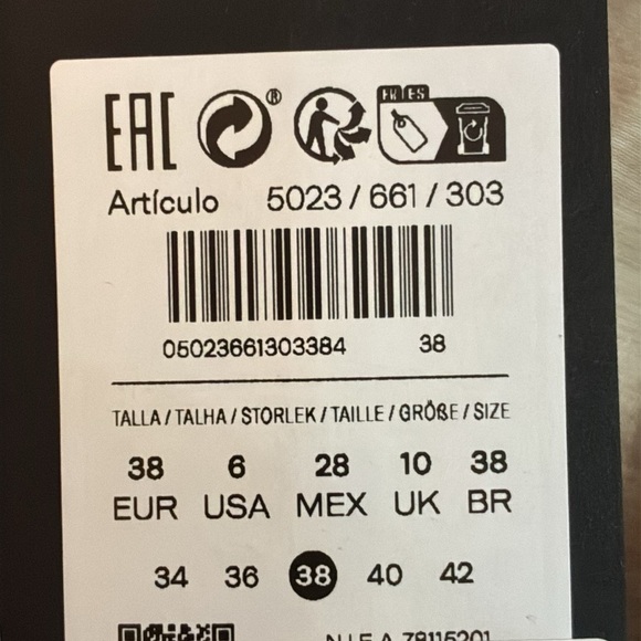 NWT. Massimo Dutti Golden Linen Blend Flowing Trousers with Darts. Size 6. - Picture 9 of 13